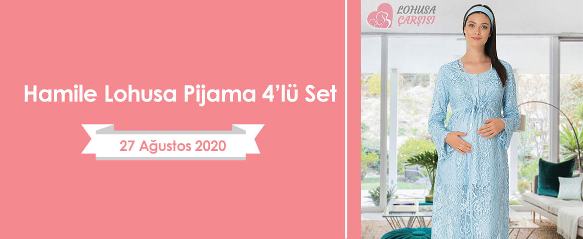 Hamile Lohusa Pijama 4’lü Set