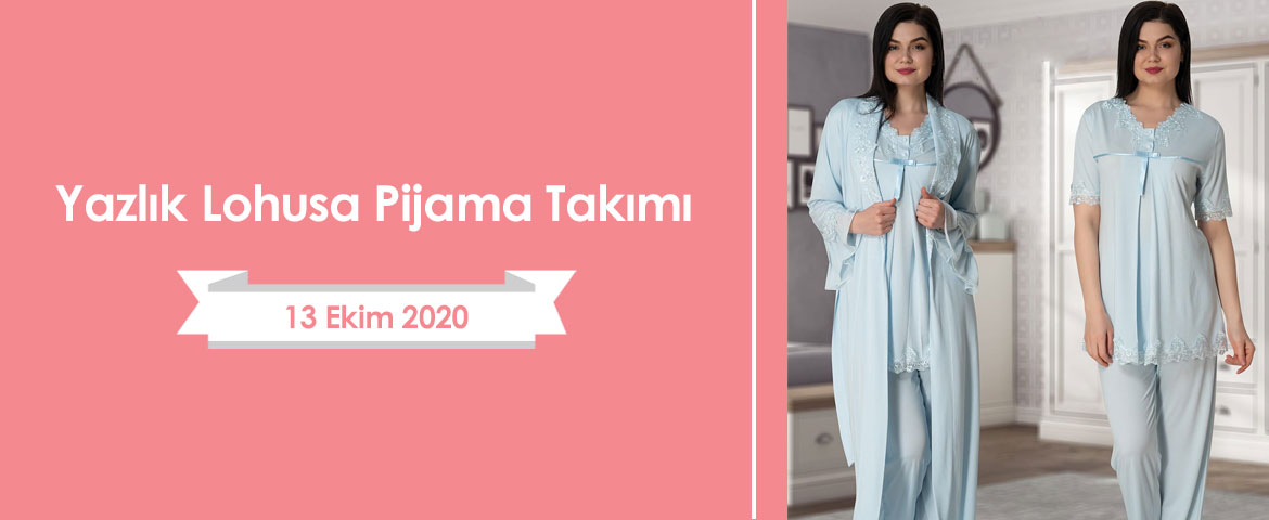 Yazlık Lohusa Pijama Takımı